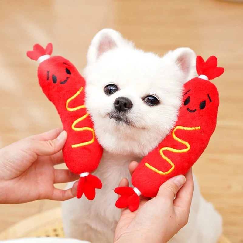 Peluche Perrito Caliente Sonoro Petssmile™