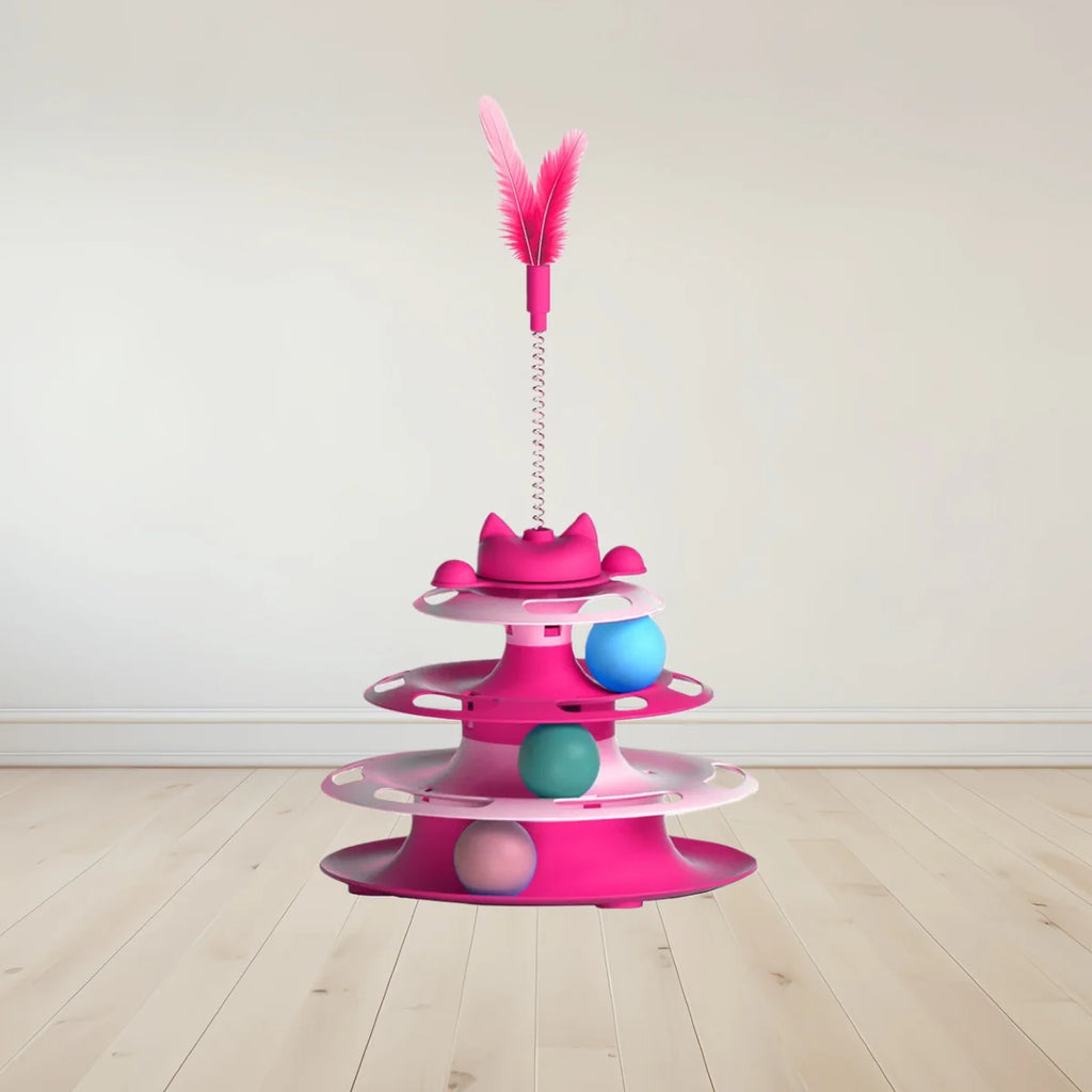 Rueda Giratoria con Bola para Gatos Petssmile™