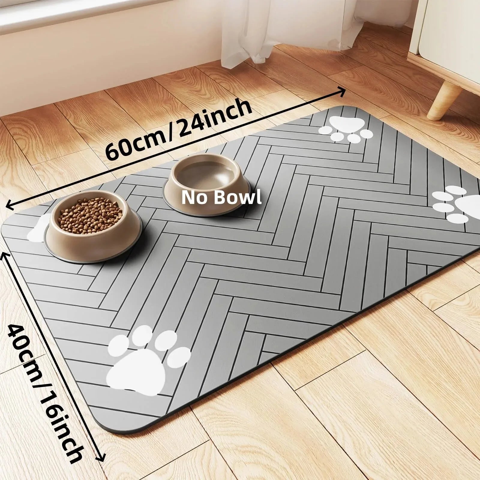 Alfombrilla Absorbente para Comederos Petssmile™