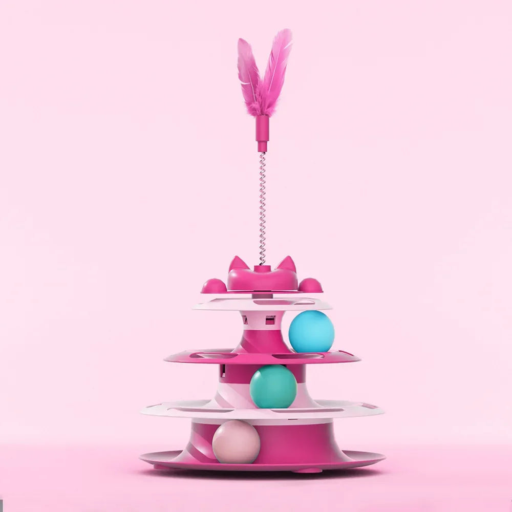 Rueda Giratoria con Bola para Gatos Petssmile™