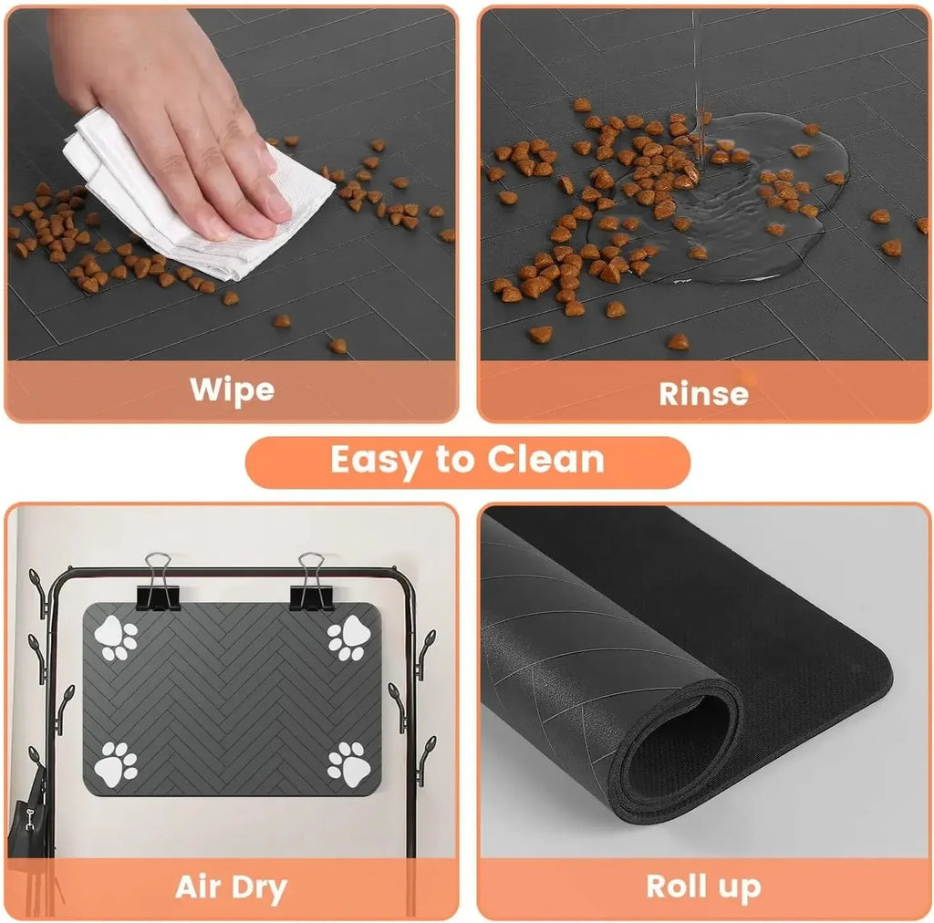 Alfombrilla Absorbente para Comederos Petssmile™