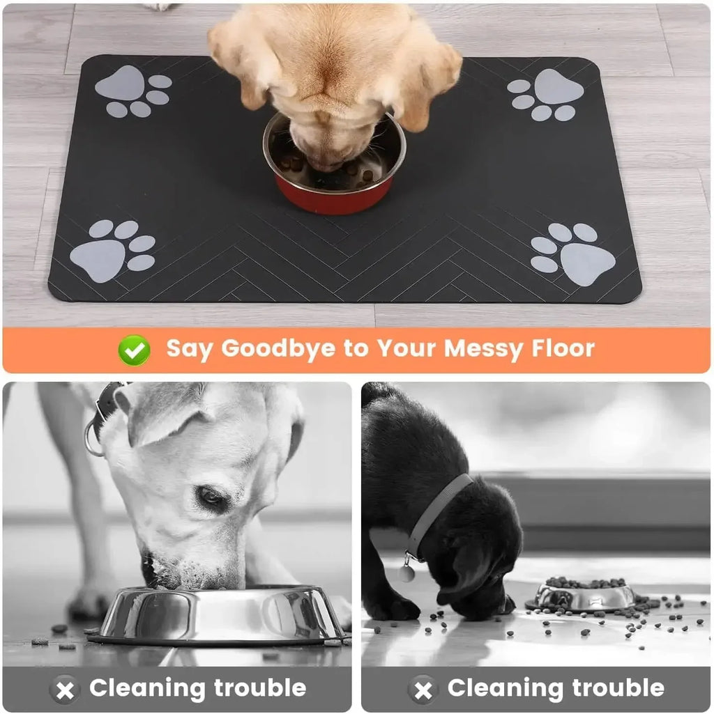 Alfombrilla Absorbente para Comederos Petssmile™