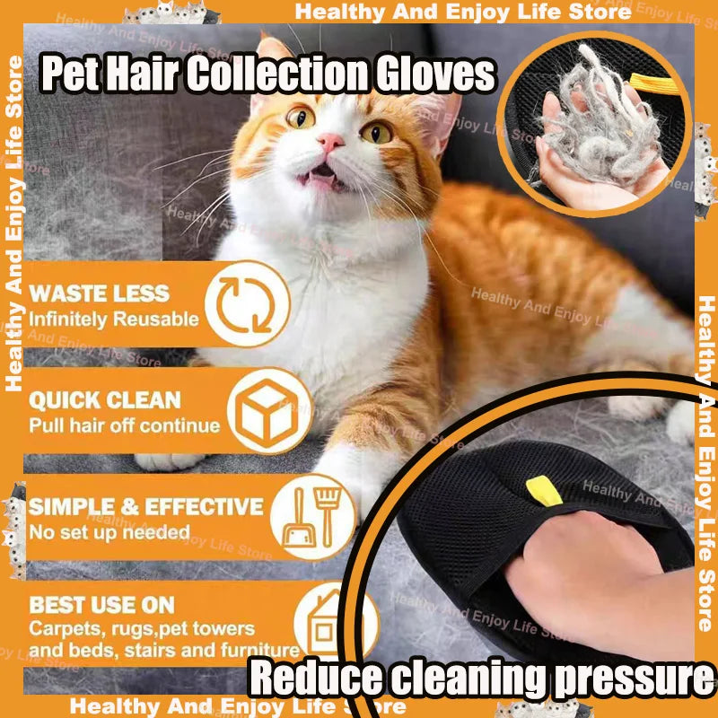 Guante Quitapelos para Mascotas Petssmile™