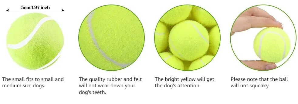 Pelotas de Tenis para Perros (Pack de 12) Petssmile™