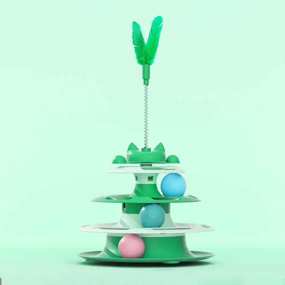 Rueda Giratoria con Bola para Gatos Petssmile™